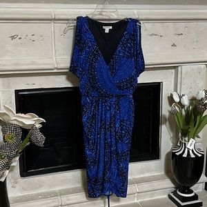 Boston Proper faux wrapped skirt dress